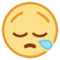 Sleepy Face emoji on HTC